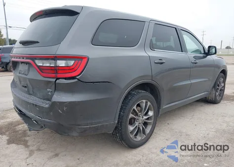 2019 Dodge Durango Gt Plus Awd z USA, uszkodzony, nr VIN 1C4RDJDG7KC824961